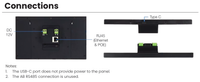 NATOUCH-8 | Nicolaudie Network Lighting Controller Mini wall-mounted touch screen - Spectrum HUE Lights