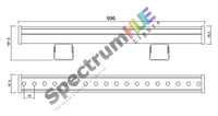 SH-W90 Wall Washer RGB Bar | 3.25 feet - Spectrum HUE Lights