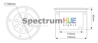 SH-G12 | 12W RGB In Ground Light - Spectrum HUE Lights