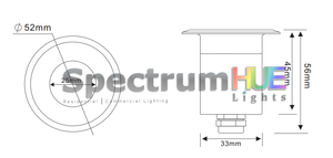 SH-G1 | 1W In Ground / Stairs / Deck Light - Spectrum HUE Lights