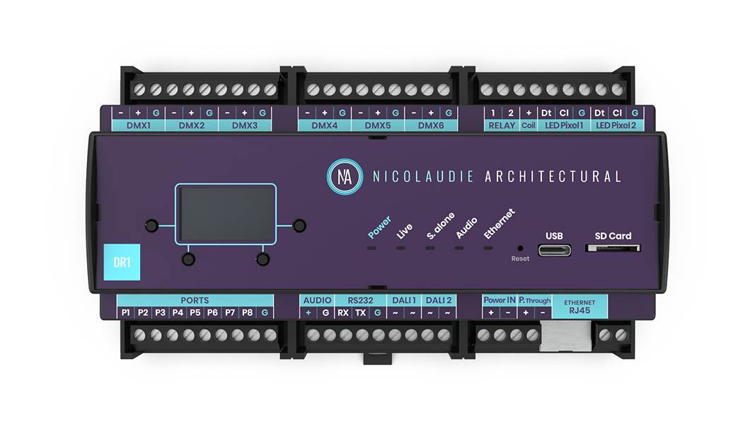 DINA-DR1 | Nicolaudie Network Lighting Controller - Spectrum HUE Lights