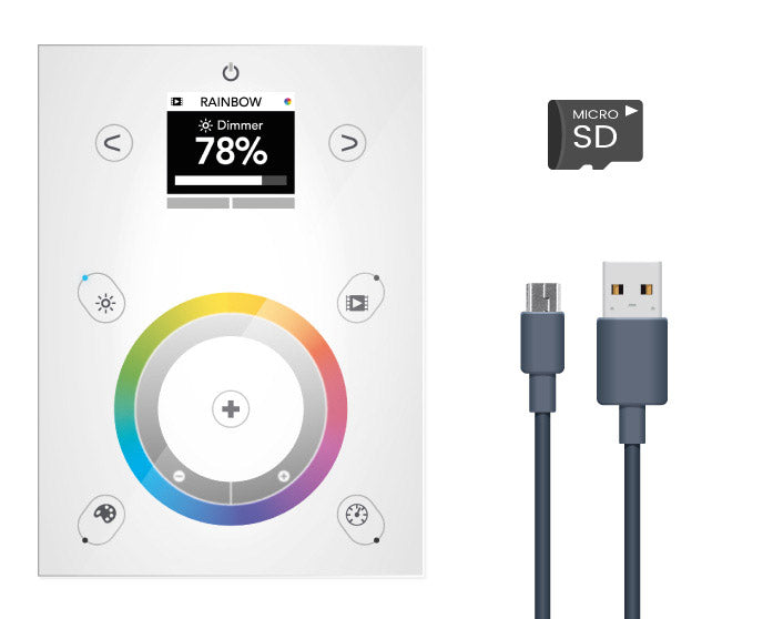 STICK-DE3 | Nicolaudie Glass DMX Lighting Controller - Spectrum HUE Lights