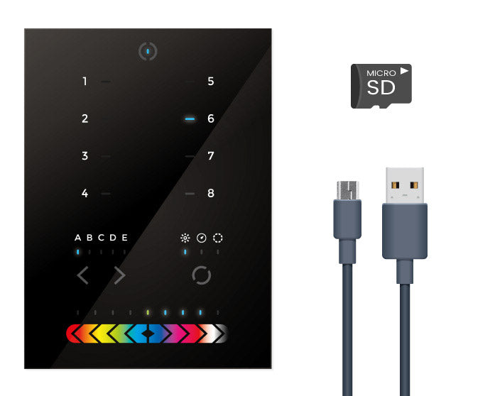 STICK-KE2 | Nicolaudie Glass DMX Lighting Controller - Spectrum HUE Lights