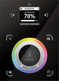 STICK-DE3 | Nicolaudie Glass DMX Lighting Controller - Spectrum HUE Lights