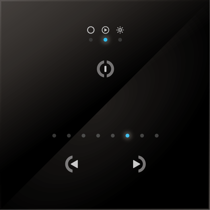 STICK-GU2 | Nicolaudie Glass DMX Lighting Controller - Spectrum HUE Lights